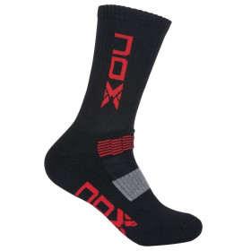 Chaussettes Nox noir/rouge