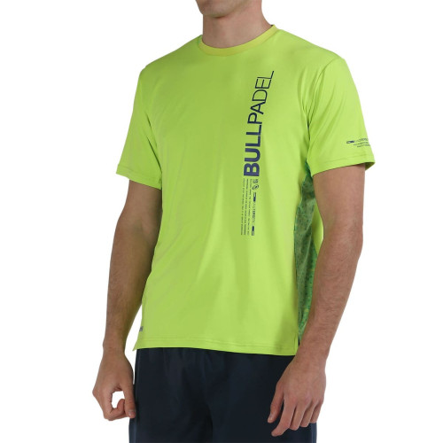 T-shirt Bullpadel citron...