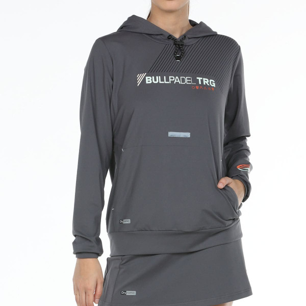 Sweat-shirt gris Bullpadel ton sur ton