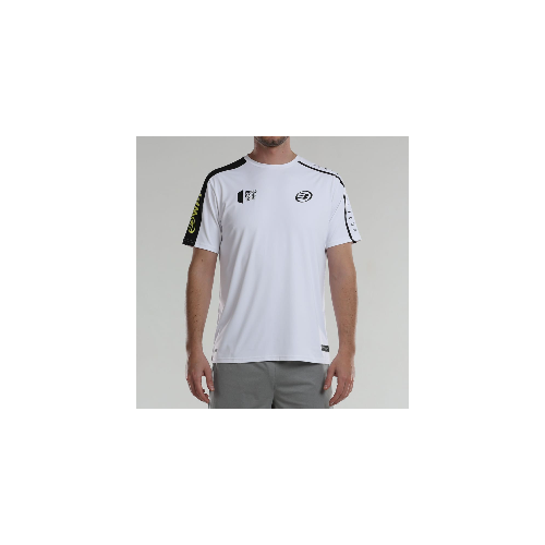 Camiseta branca Bullpadel...