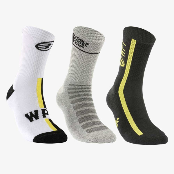 Pack 3 Bullpadel Chaussettes WPT 2023