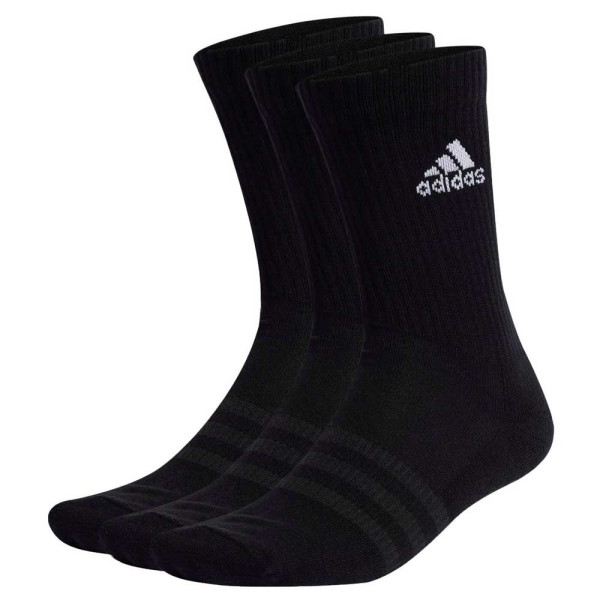 Pack 3 Adidas CRW Black Socks