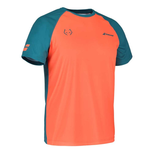 Babolat Neck Lebron Orange T Shirt