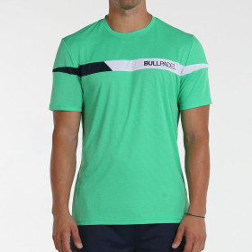 Camiseta verde Bullpadel omíada