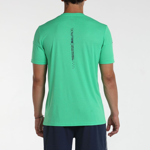 Camiseta verde Bullpadel...