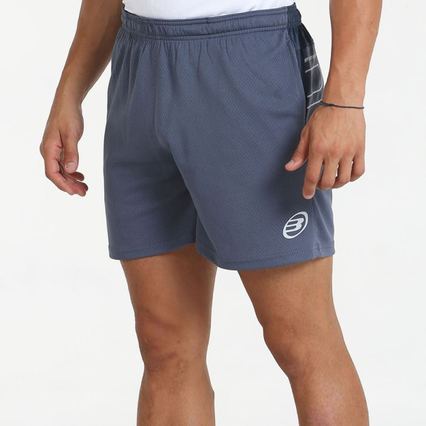 Blaue, blickdichte Shorts Bullpadel