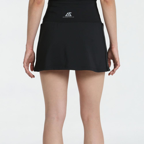 Black Bullpadel Roll Skirt