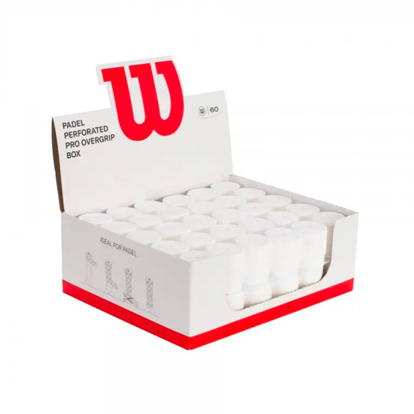 Cubo 60 Overgrips Wilson Perforados...