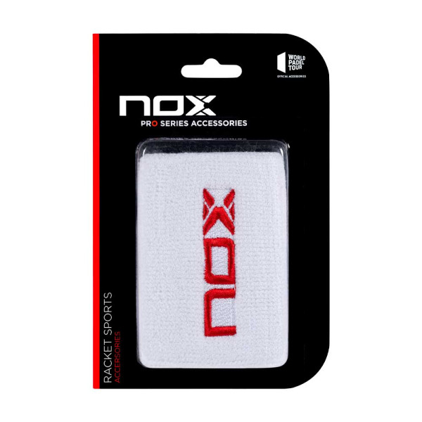 Pulseira Nox Branco-Vermelho